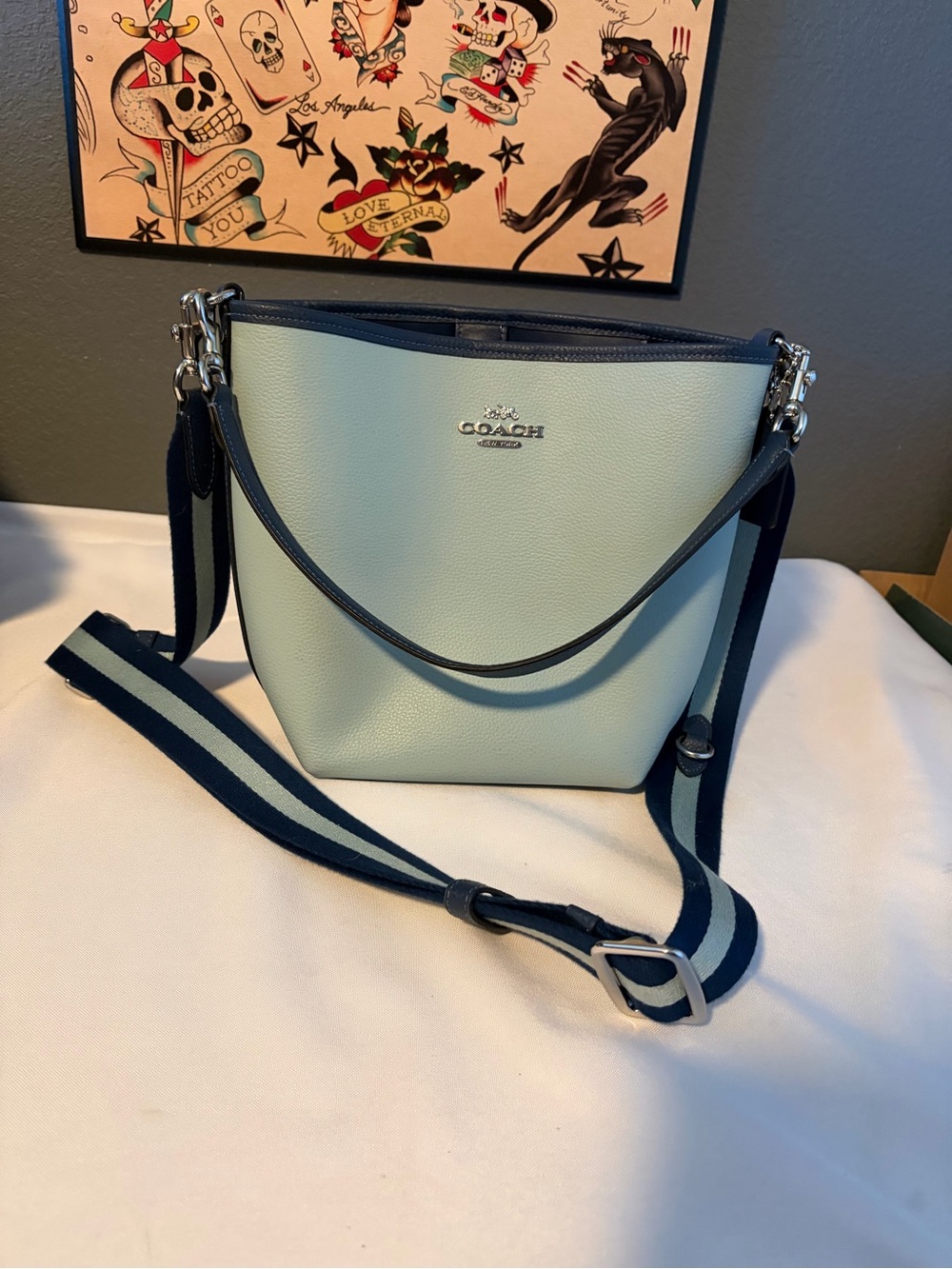 Coach City Bucket Bag in Colorblock CBA54